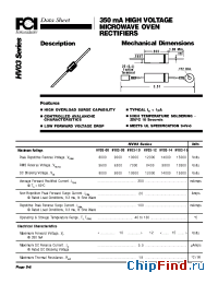 Datasheet HV03-08 manufacturer FCI